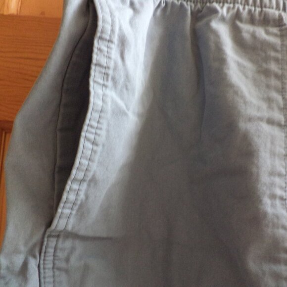 PATAGONIA SHORTS - Elastic Wait + Drawstring - Light Blue 100% Cotton - Size:XXL - Picture 7 of 7